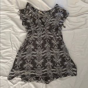 Cover up dress with hood